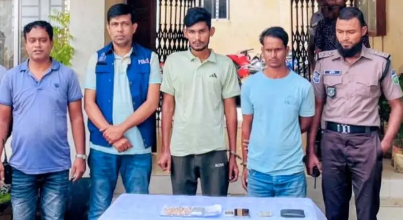 শেরপুরে পুলিশের অভিযানে দুই মাদক কারবারি আটক, জব্দ হেরোইন-ইয়াবা ও নগদ টাকা