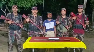শেরপুর সীমান্তে বিজিবির অভিযানে পাইপগানসহ আটক ১